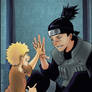 002 Hand: Iruka and Naruto