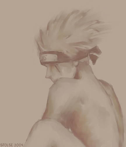 Kakashi Figure Study - Detail