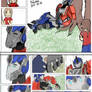 Art trade  Optimus prime comic