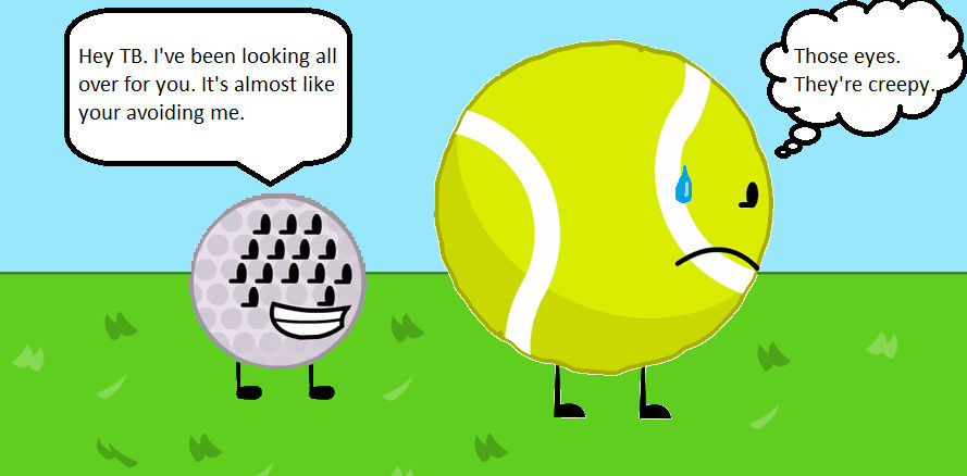 Golf Ball's eyes multiplies. by Wikerstervolski on DeviantArt