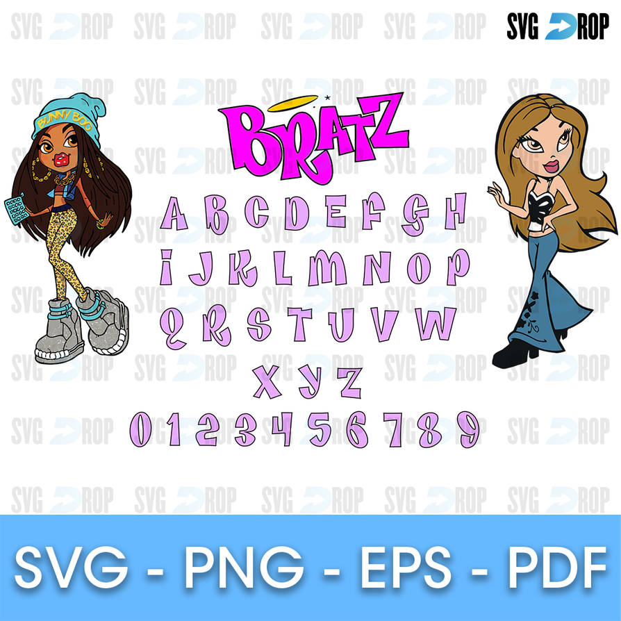 Bratz Font SVG by svgdrop on DeviantArt