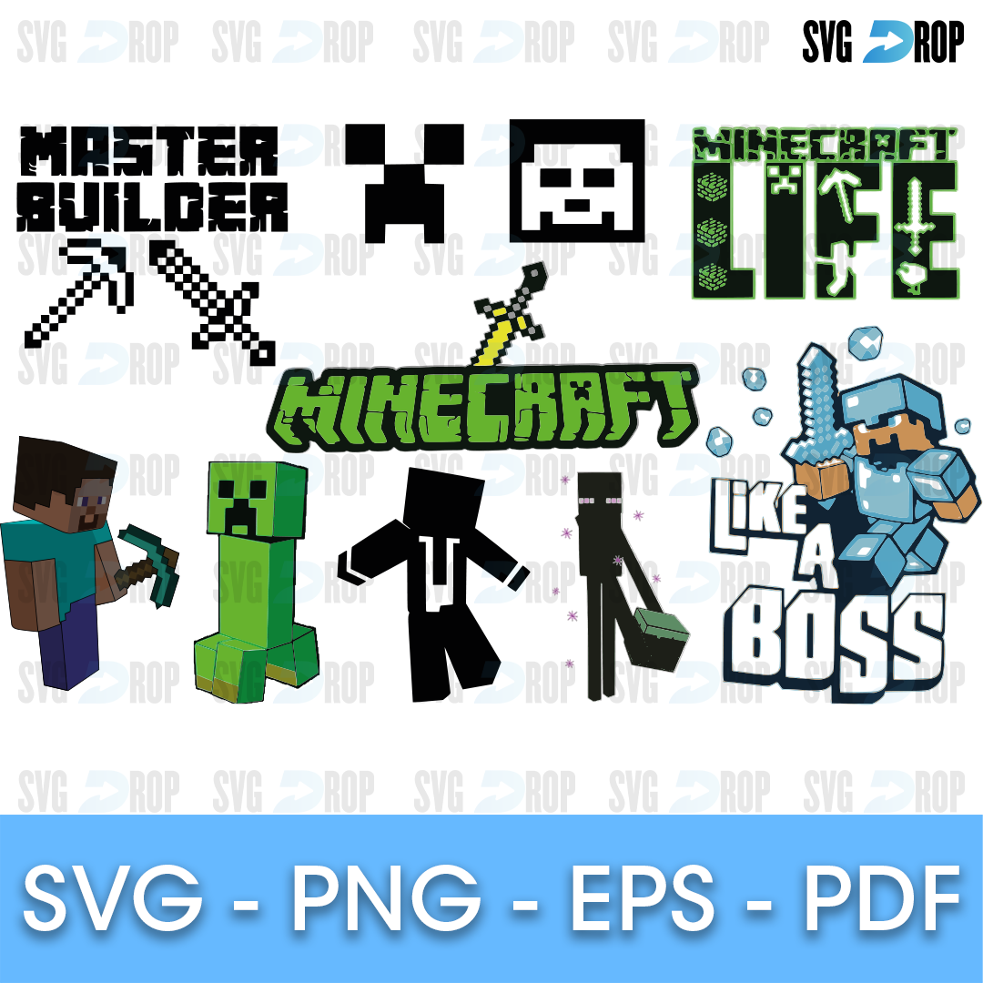 Minecraft Font SVG