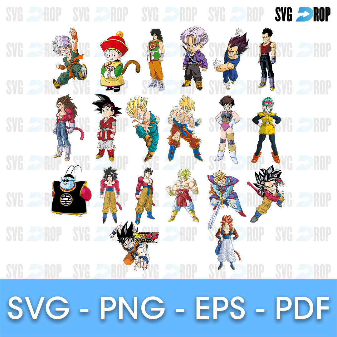 Dragon Ball Super Hero LOGO SVG PNG Clipart Cricut Print Cut Anime Digital  Download Dragon Ball Z Goku Super Saiyan Vector Vegeta Gohan Eps 