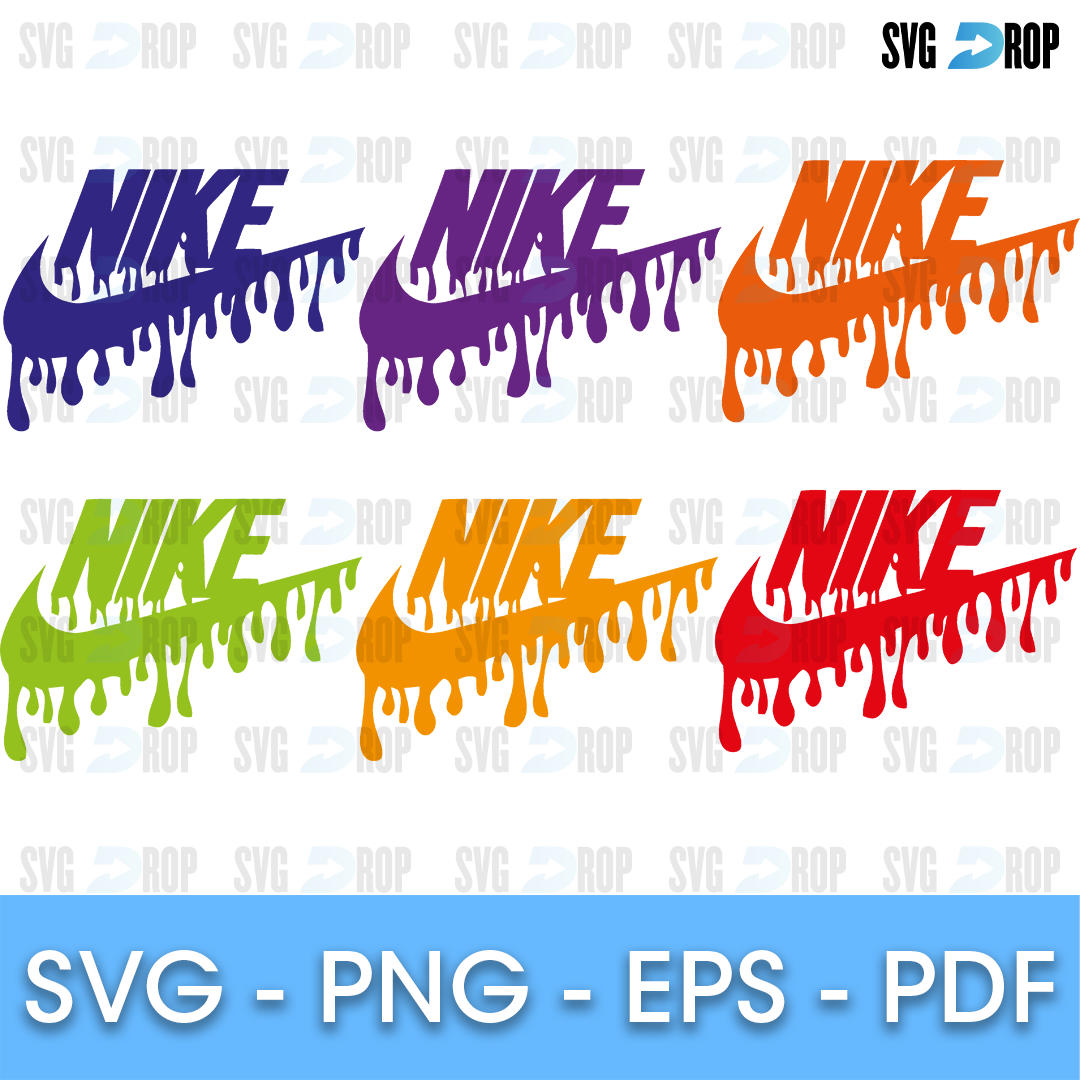 Nike Dripping Logo Bundle SVG