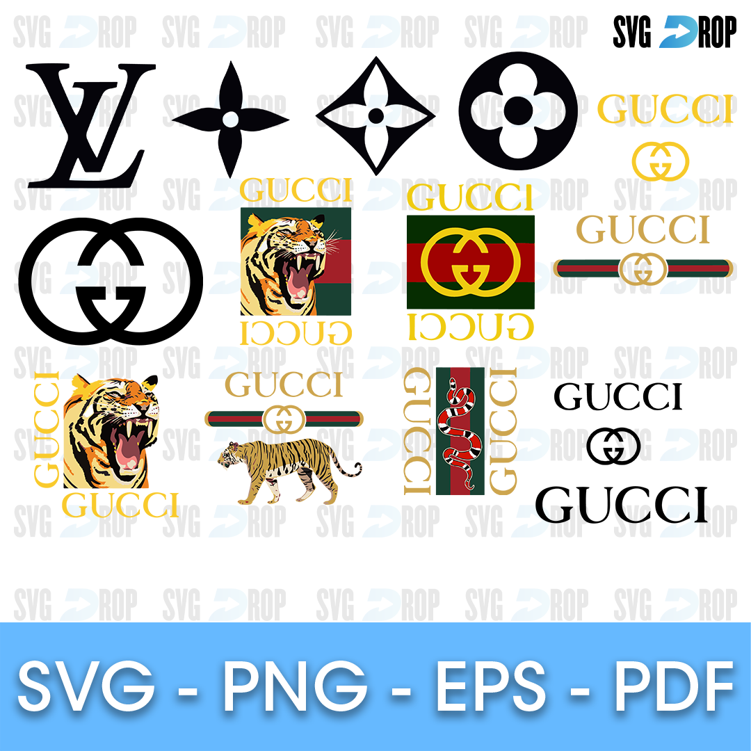 Gucci Logo SVG Bundle