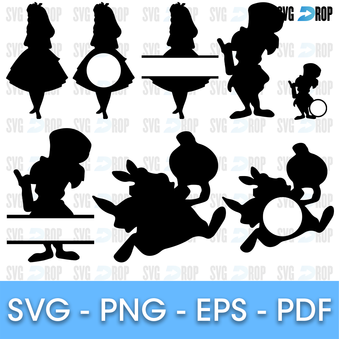 Alice Falling Svg Alice in Wonderland SVG by svgdrop on DeviantArt