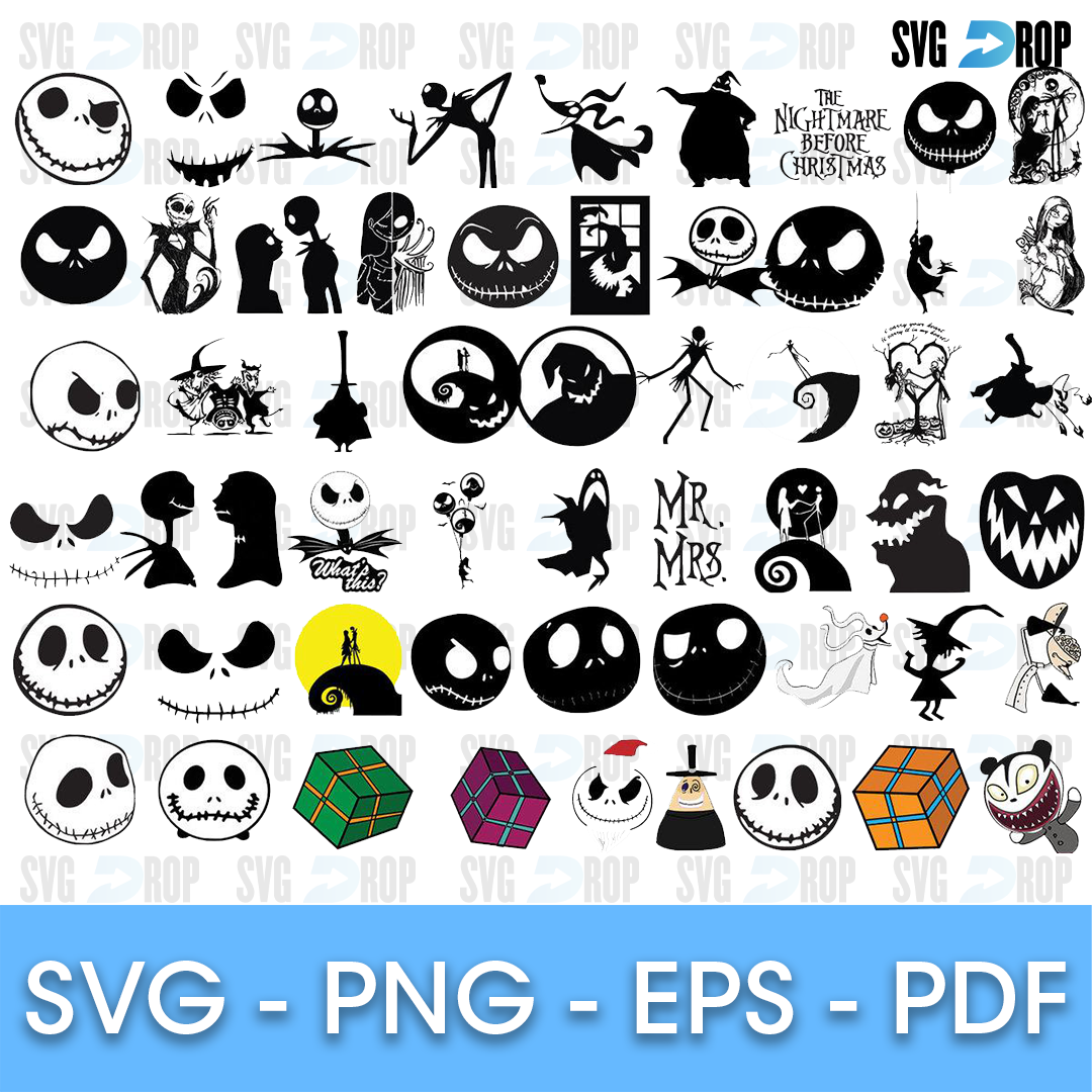 Nightmare Before Christmas SVG by svgdrop on DeviantArt