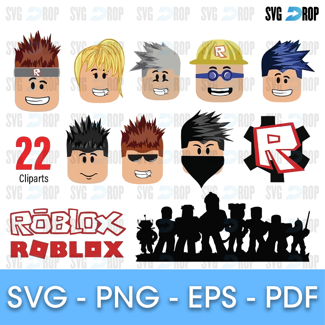 Roblox Bundle Svg, Roblox Chracters Svg, Roblox Svg, Png Pdf Dxf Eps  Digital File