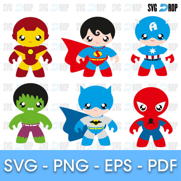 Superhero Bundle SVG by svgdrop on DeviantArt