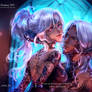 Commission FFXIV AuRa couple