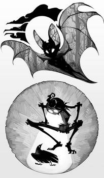 [MEI] Bat and Pumpkin