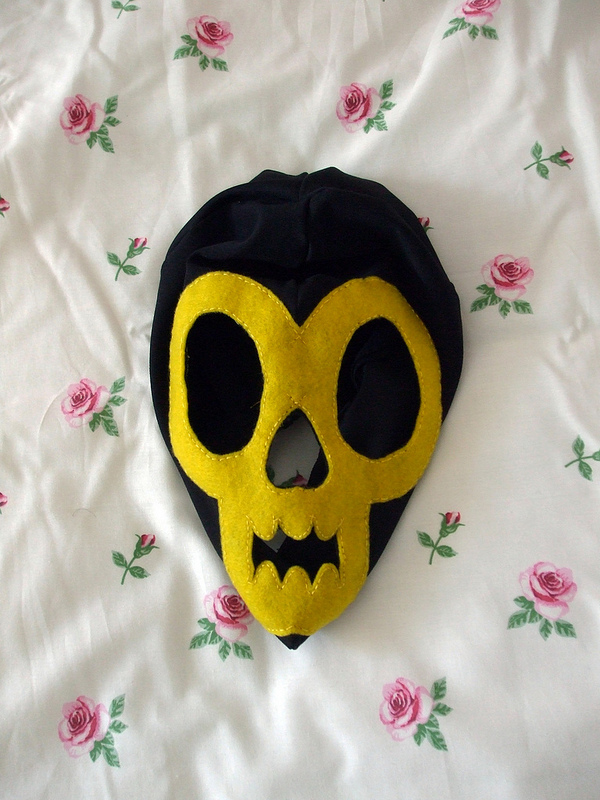 beany horror mask.