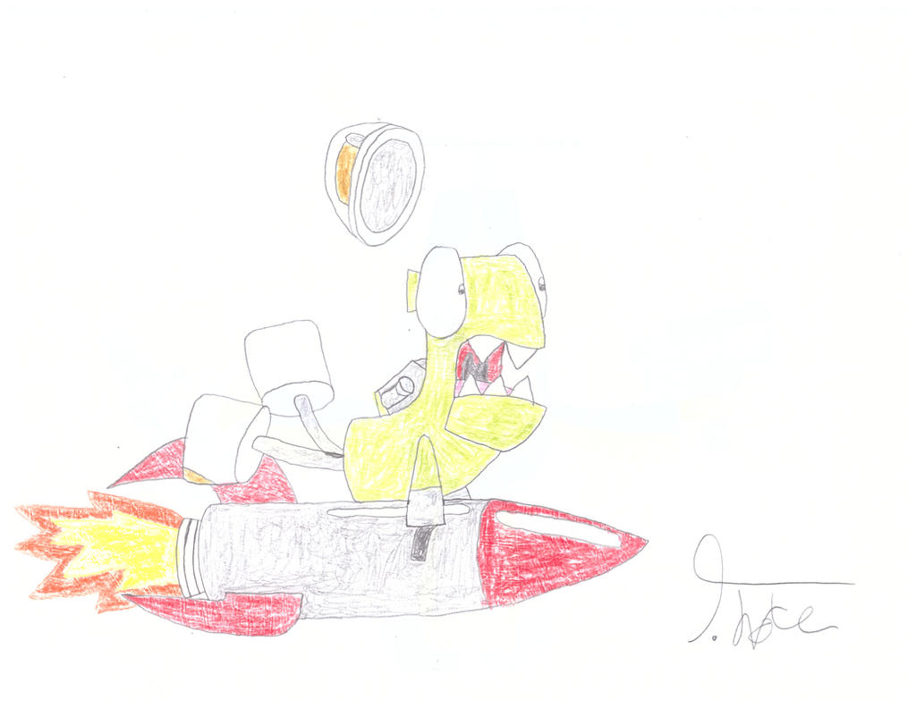 Rokit on a Rocket! by tarzanwothaz on DeviantArt