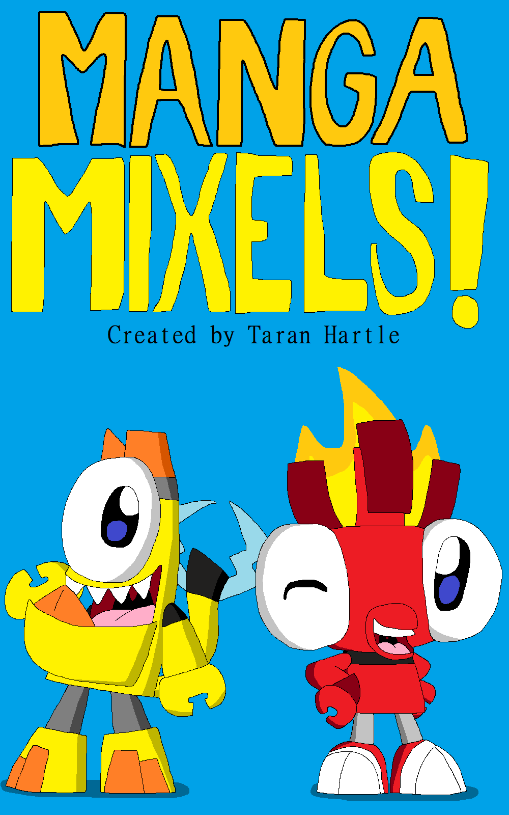Mixels Sticker Book Mxls - Manga Mixels! Book Cover (English) by tarzanwothaz on DeviantArt