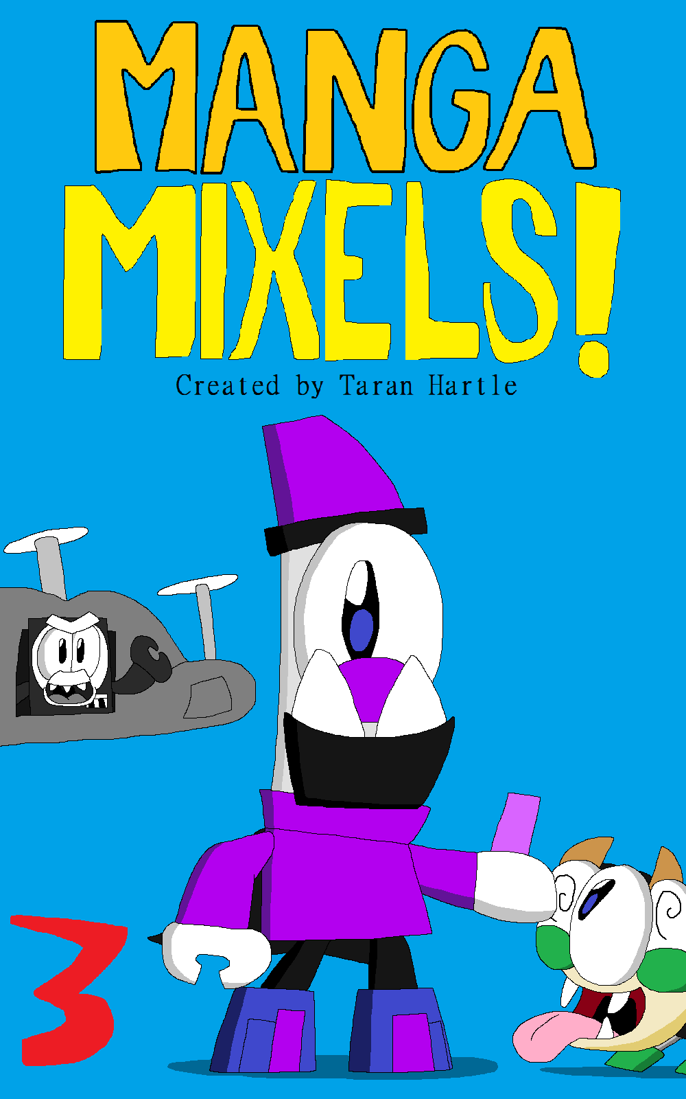 Mixels Sticker Book Mxls - Manga Mixels! Book Cover #3 (English) by tarzanwothaz on DeviantArt