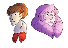 Giveaway Busts || Minako and Rose Quartz