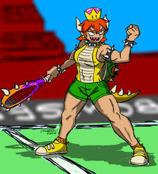 Bowsette Tennis Aces