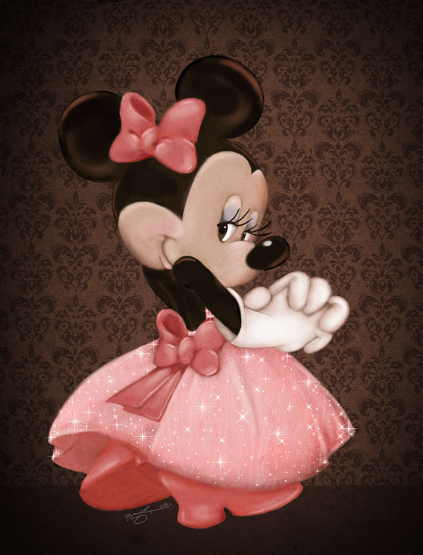 Minnie in Pink - coloring book