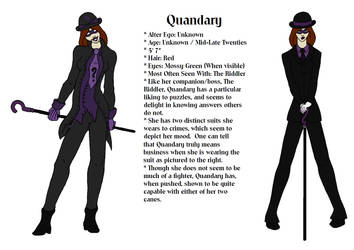 Reference Sheet - Quandary
