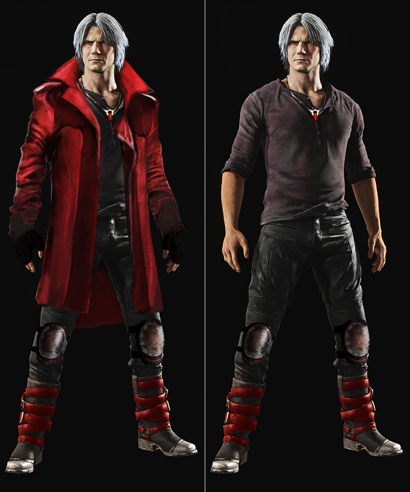 DmC DANTE DARK NO COAT :: by VincentXyooj on DeviantArt