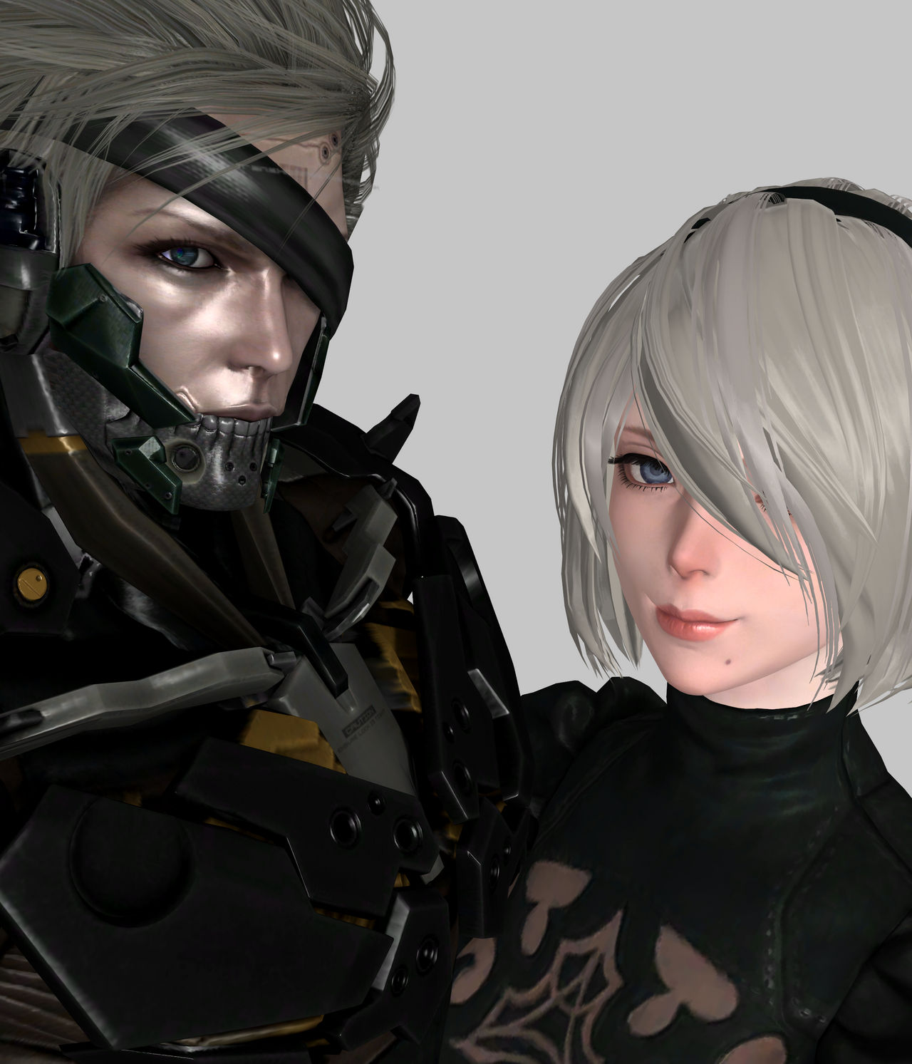 Raiden x 2B by DanteAce69 on DeviantArt