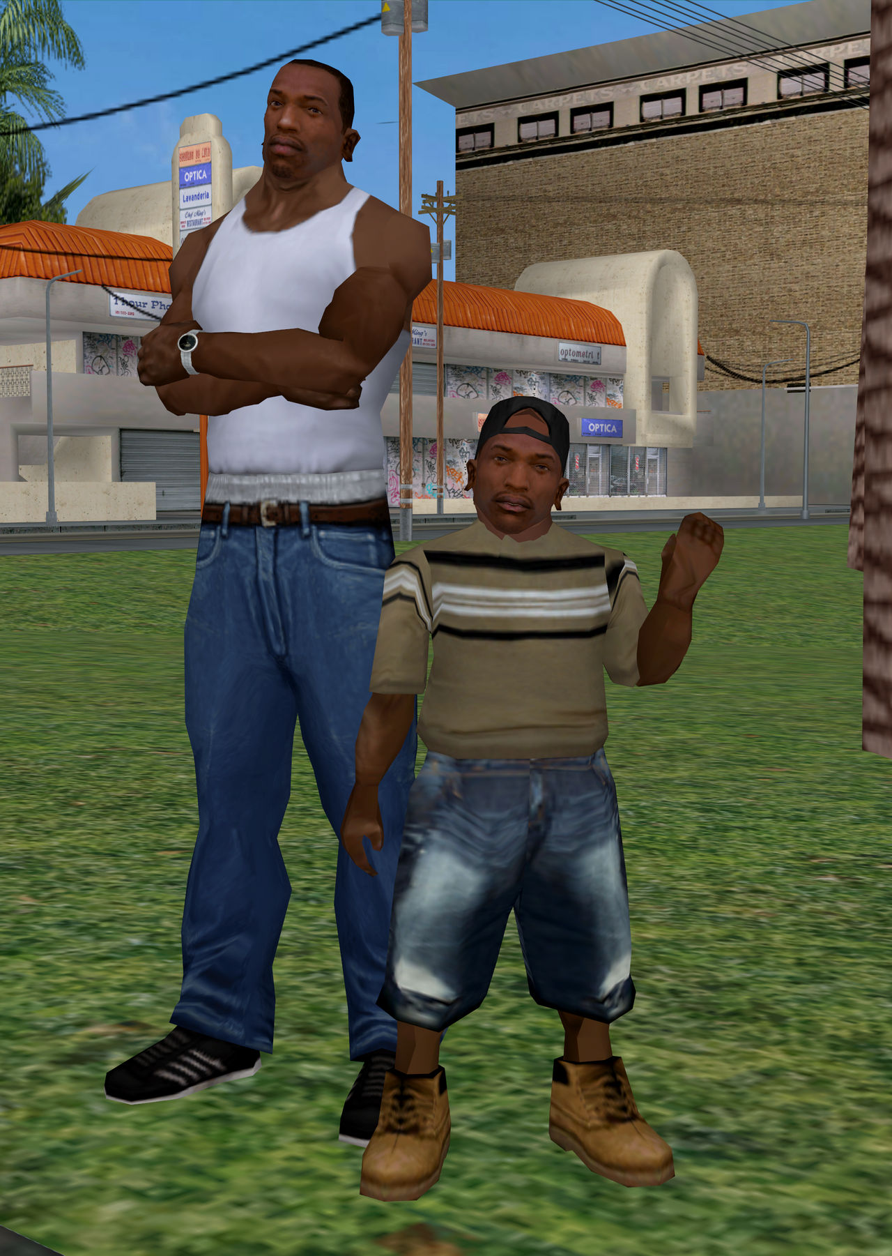 Cj Rasure CJ and CJ Junior by DanteAce69 on DeviantArt