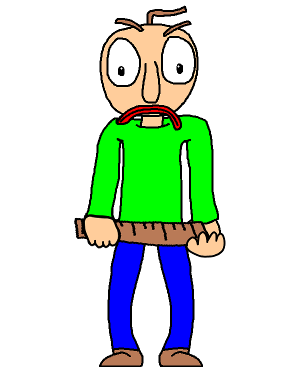Baldi Ruler Slap Image Rng Angry Baldi slap by ToonsTheGamerYT on DeviantArt