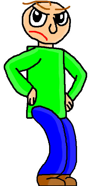 Baldi Is This Ragebait Angry Baldi by ToonsTheGamerYT on DeviantArt