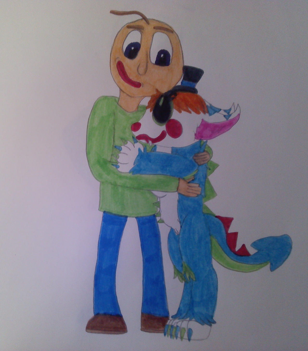 More Hugs 4 my Bff Baldi by ToonsTheGamerYT on DeviantArt
