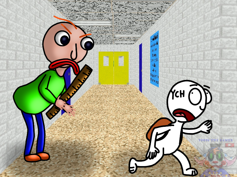 Self insert F2u Baldi Base SLAP by ToonsTheGamerYT on DeviantArt