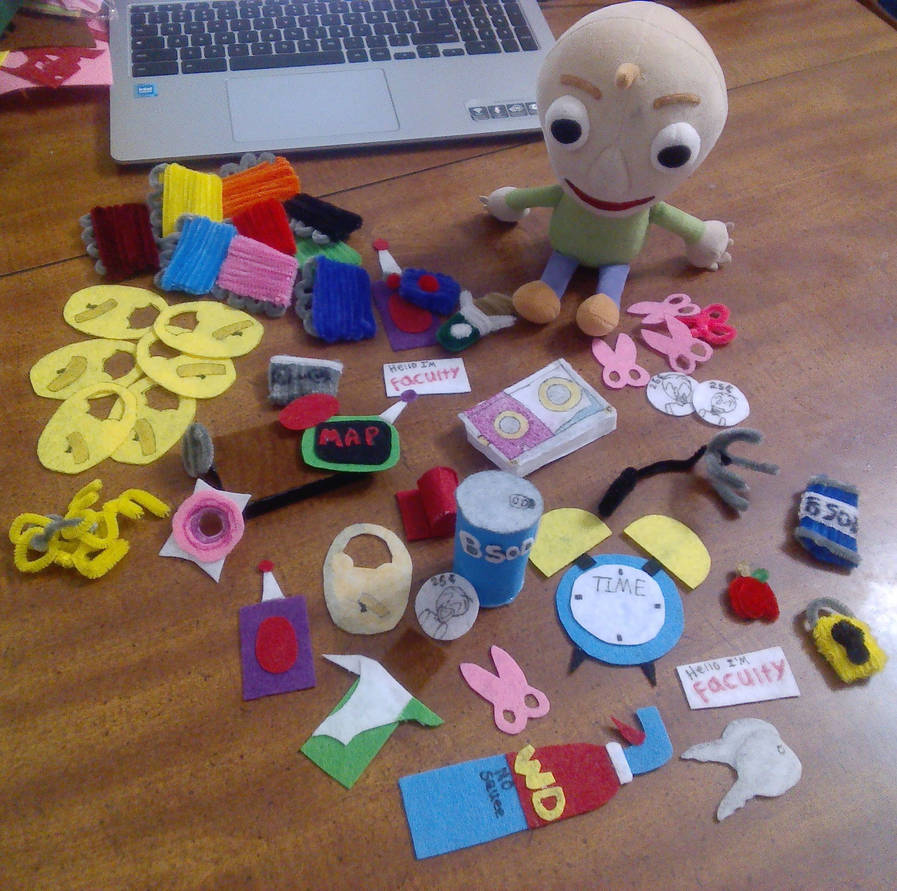 Baldi Objects All my Baldi Items ^ ^ by ToonsTheGamerYT on DeviantArt
