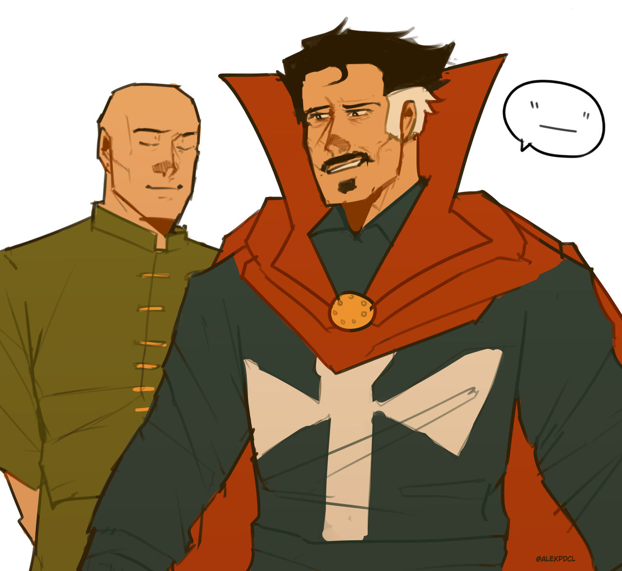 Doctor Strange and Wong by AlexPDCL on DeviantArt