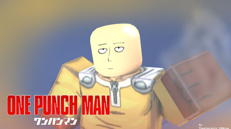 Saitama One Punch Man Roblox Gfx By Dxminecrafter On Deviantart - roblox gfx man