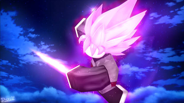 Super saiyan rose goku black (Roblox GFX)