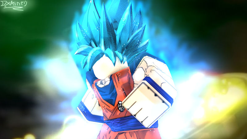 Ssgss Kaioken Goku Dragon Ball Super Roblox Gfx By Dxminecrafter On Deviantart - dragon ball x roblox
