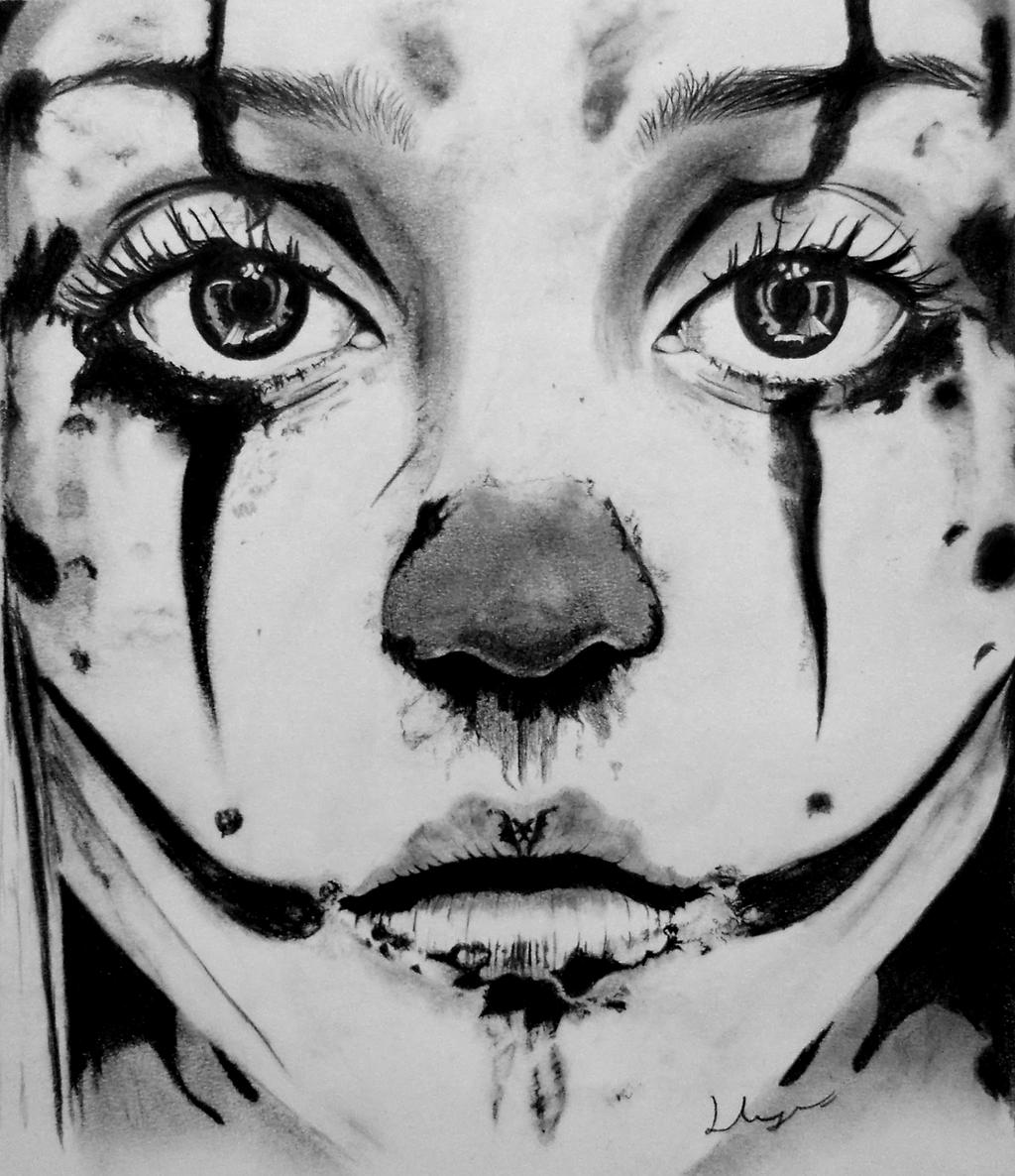 my drawing sad clown by valentin3 on DeviantArt