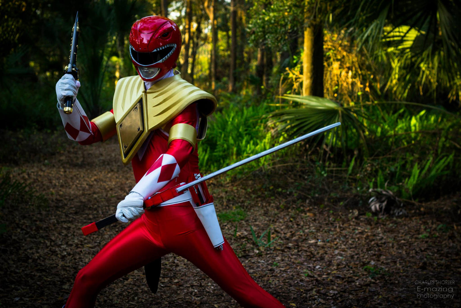 Armored Red Ranger by xzandlyr on DeviantArt
