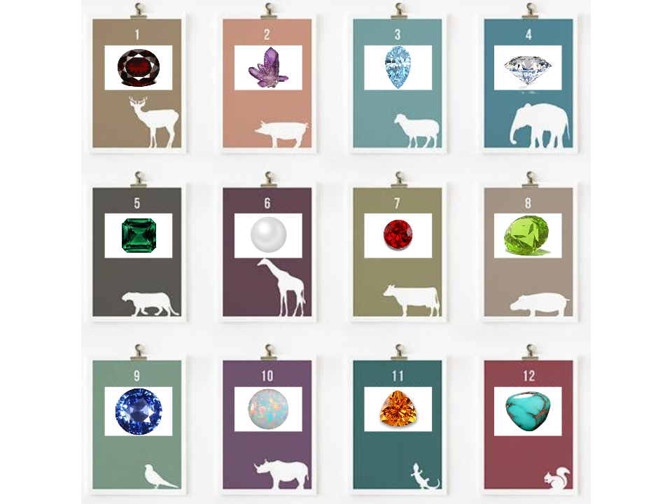 Birthstone Adopt Advent Calendar - OPEN