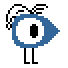 Blu (Mironins) Pixel art