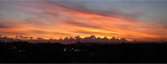 bedroom sunset