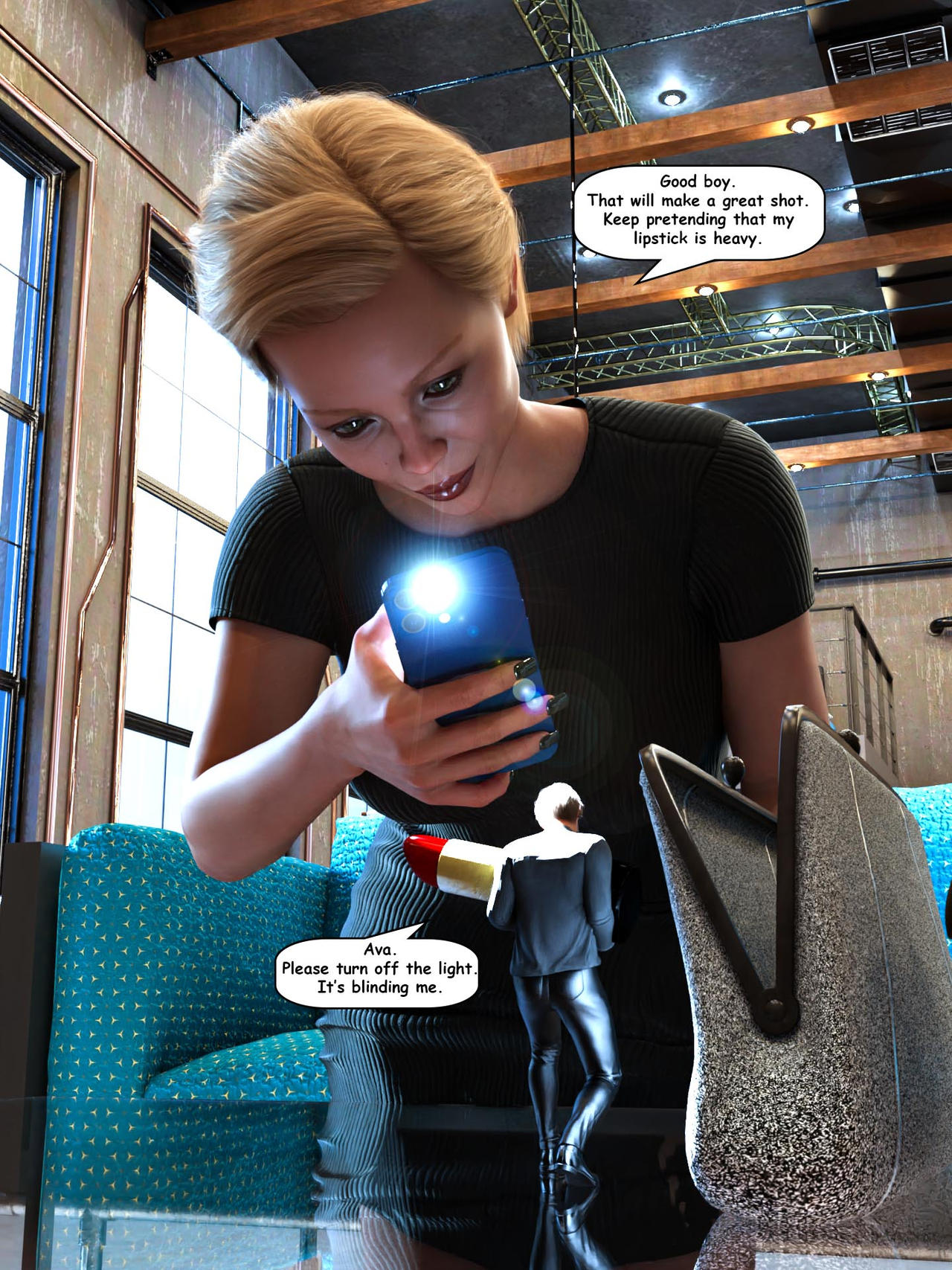 Giantess Interactive Writing - daz0pk3