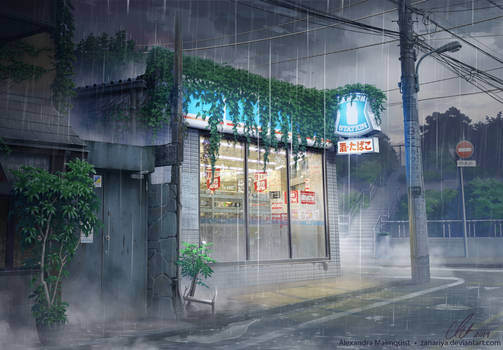 The Convenience Store - Rain