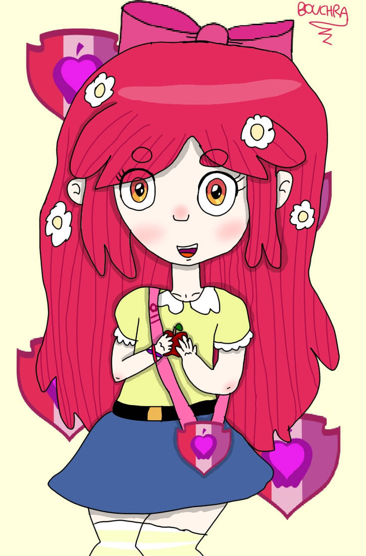 Humanized Apple Humanized apple bloom by kebladjbouchra on DeviantArt