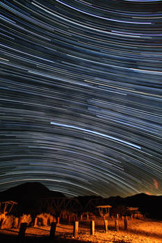 Afton Canyon Star Trails