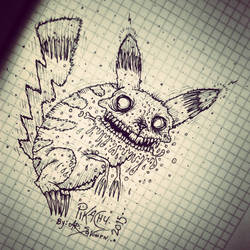 Pikachu (horror version) by: Ari Savonen.