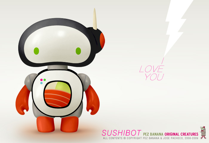 SUSHIBOT new designer toy