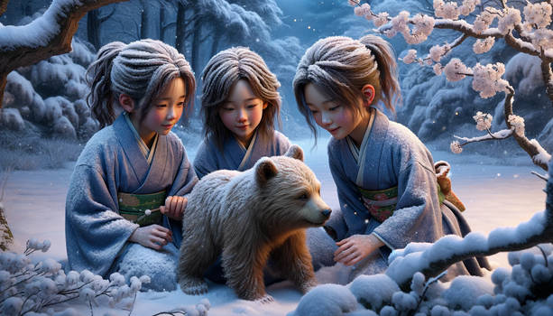 The Bear Cub and the Warrior Sisters