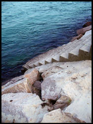 Stairs to the sea