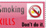 Anti Smoking Stamp.