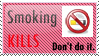 Anti Smoking Stamp.